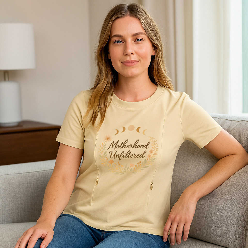 totkeeps Nursing T-Shirt | Motherhood Unfiltered | Easy | brand