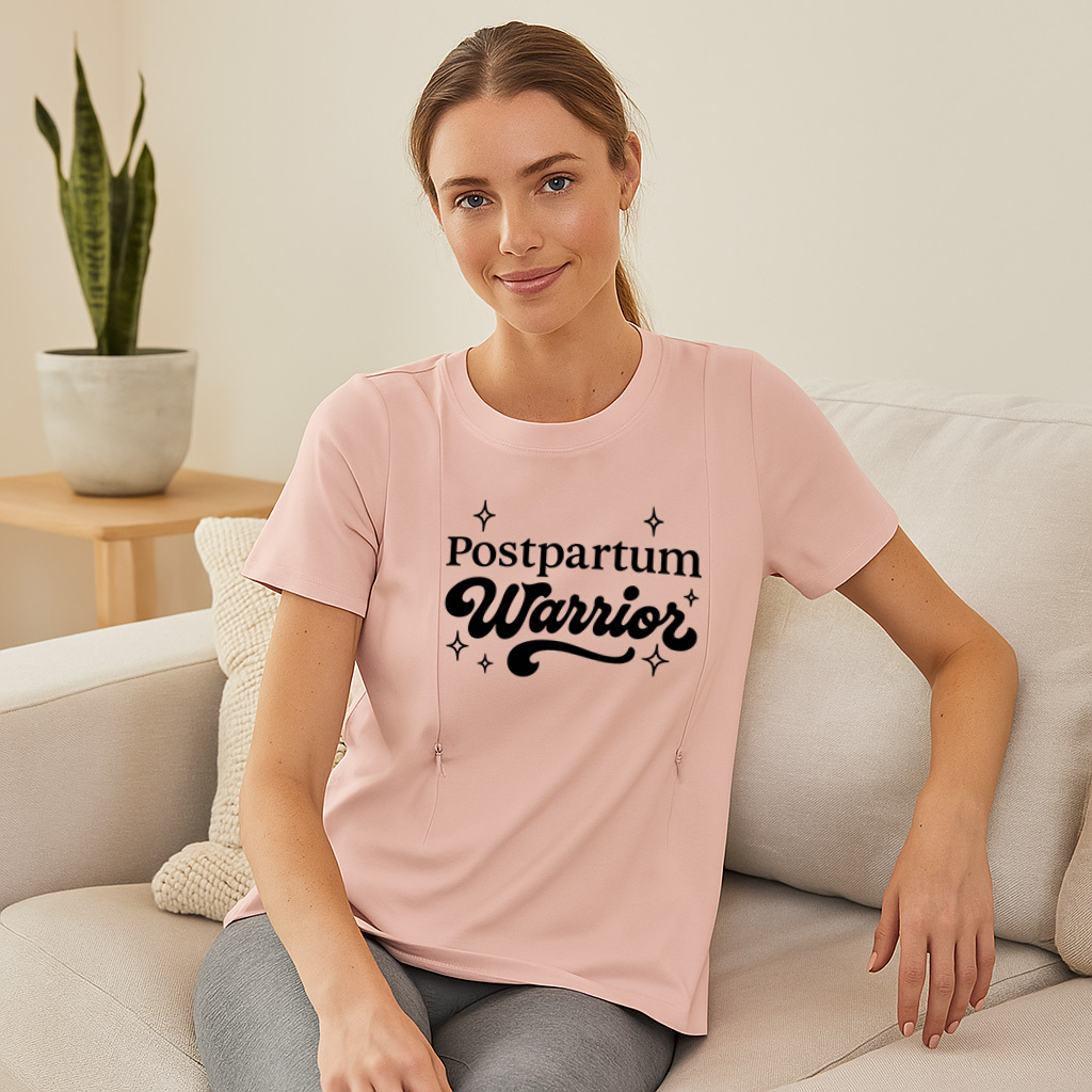 totkeeps Nursing T-Shirt | Postpartum Warrior | Easy Fe | brand