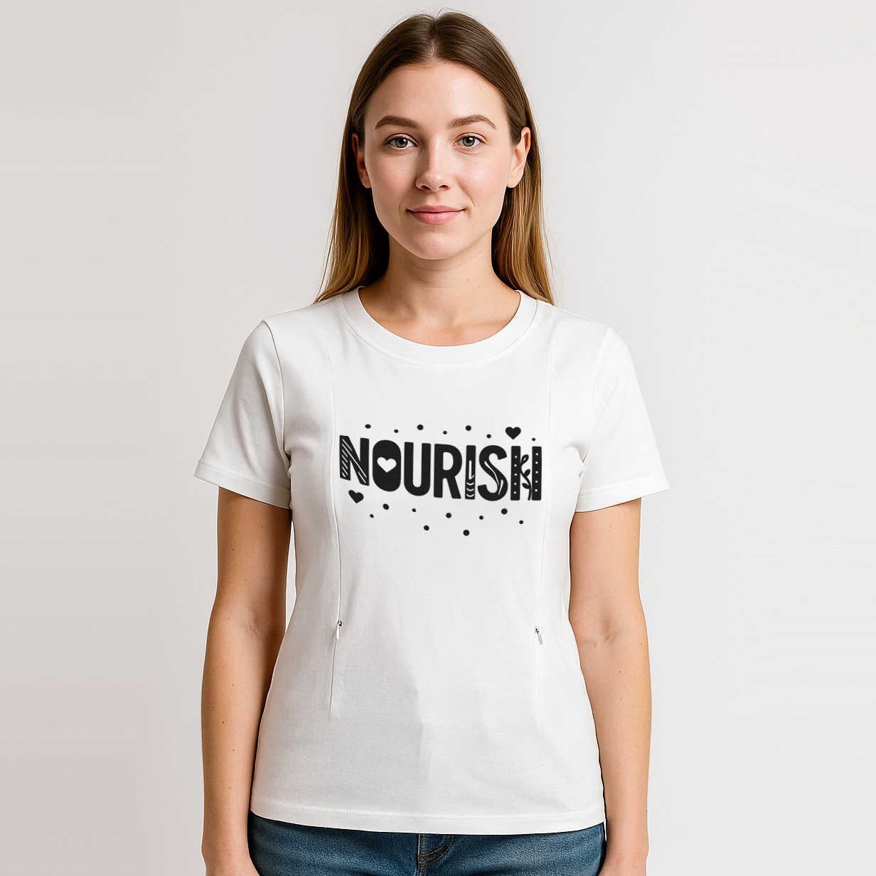 Nourish T-Shirt | Functional & Stylish Nursing Wear by  | brand