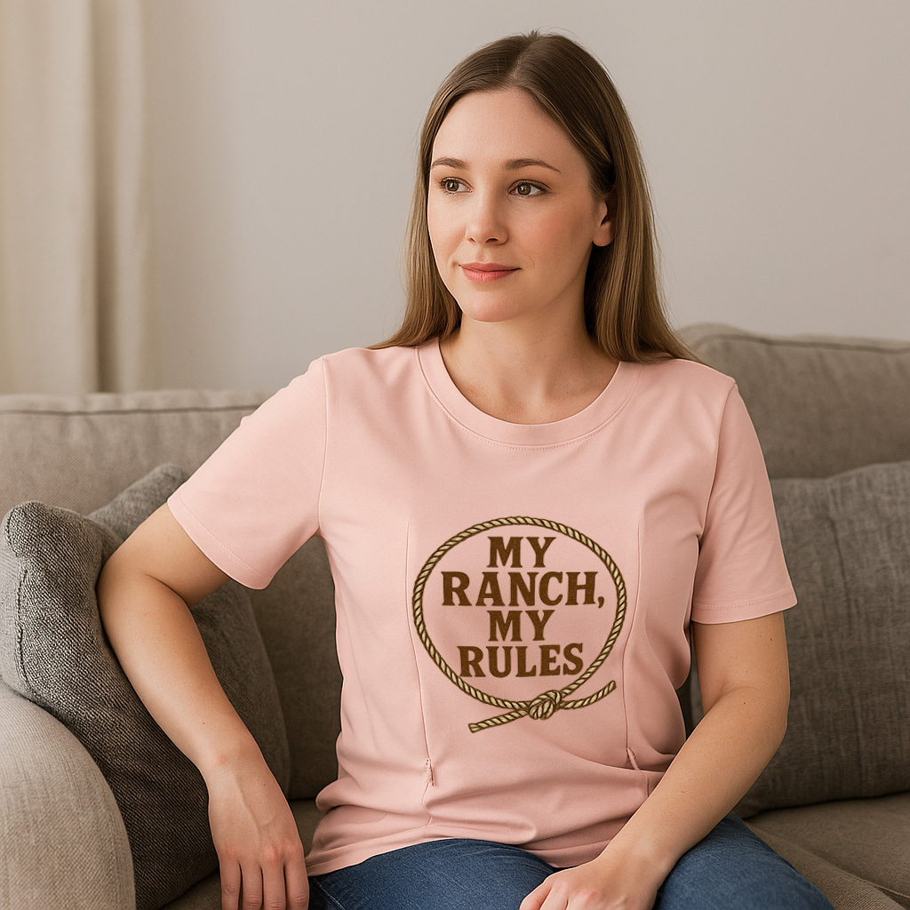 "My Baby My Rules" Postpartum Tee | Hidden Zippers for  | brand