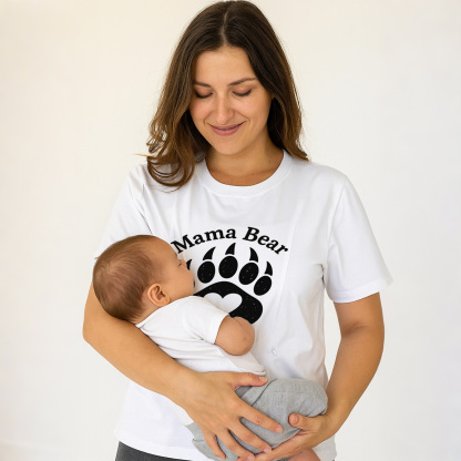 Gift for New Mom | Mama Bear Nursing Top with Functiona | brand