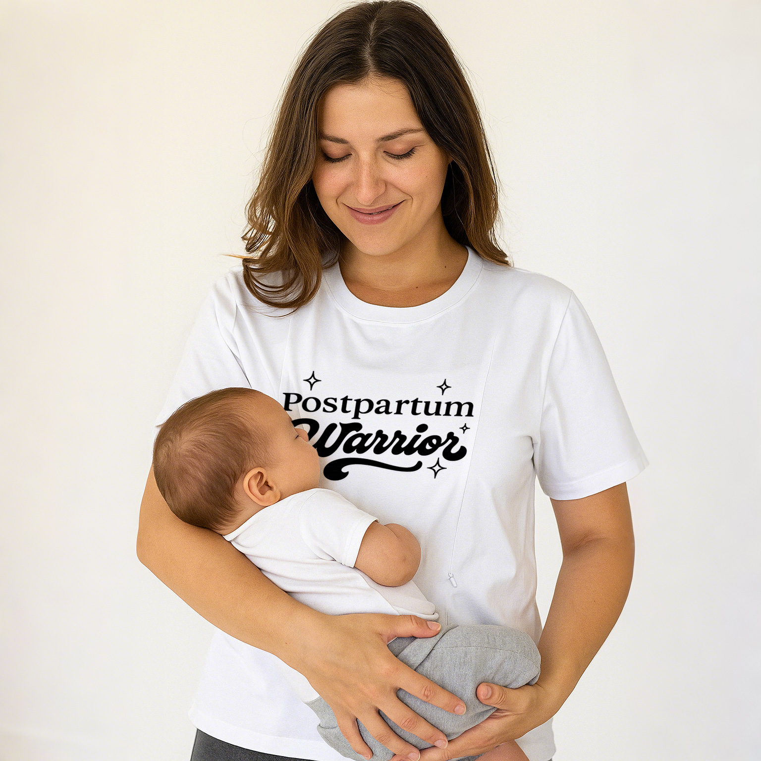 totkeeps Nursing T-Shirt | Postpartum Warrior | Easy Fe | brand
