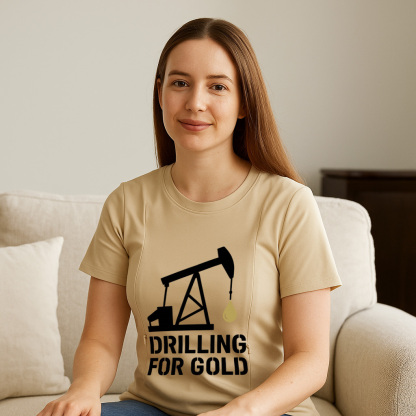 Nursing Graphic Tee - Liquid Gold Inside | Soft & Comfy | brand
