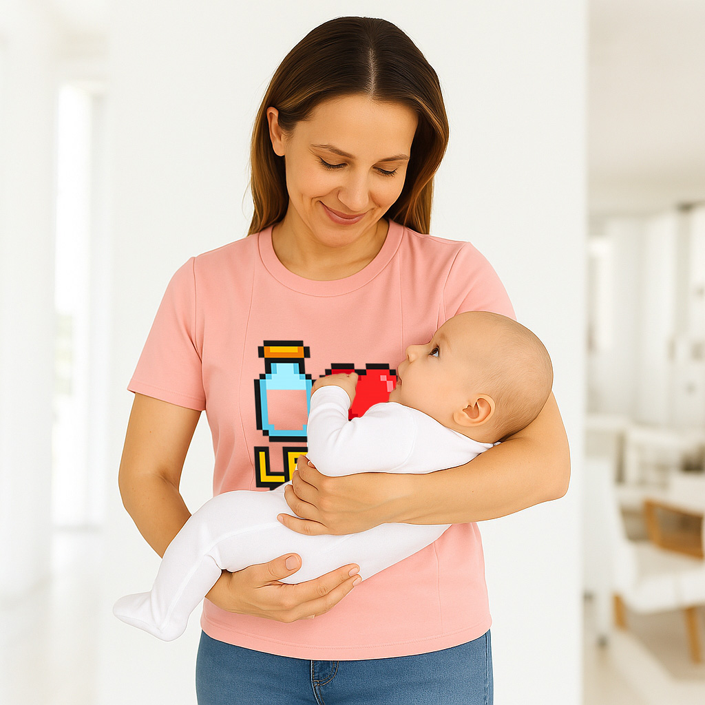 Easy Access Breastfeeding Shirt | "I Make Milk" Superpo | brand