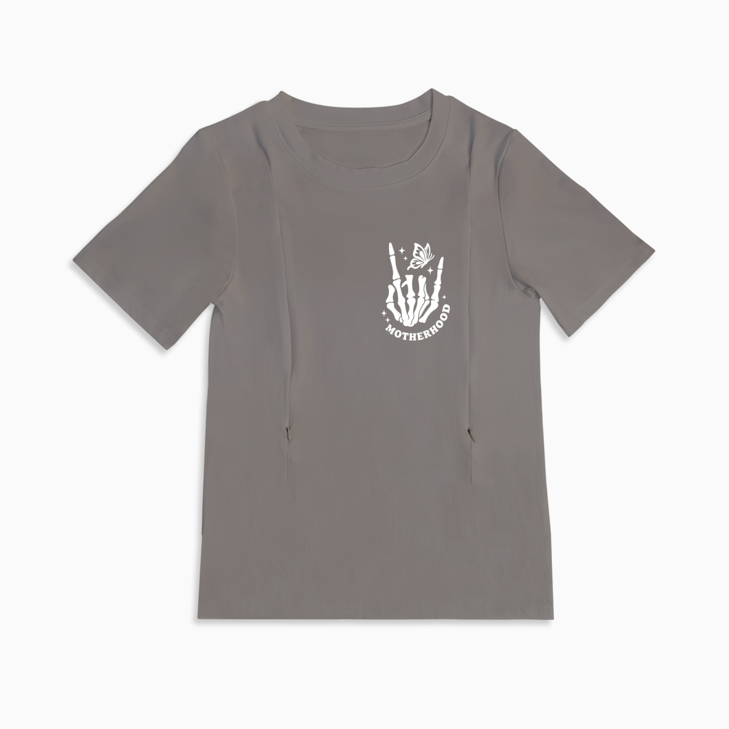 Mom Breastfeeding Nursing T-Shirt - Motherhood Sometimes I Rock It Sometimes It Rocks Me