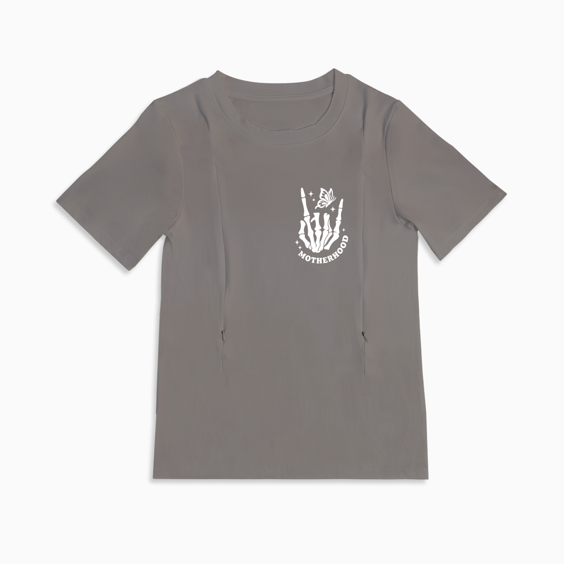 Mom Breastfeeding Nursing T-Shirt - Motherhood Sometimes I Rock It Sometimes It Rocks Me