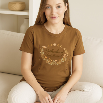 totkeeps Nursing T-Shirt | Motherhood Unfiltered | Easy | brand