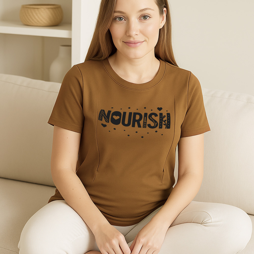 Nourish T-Shirt | Functional & Stylish Nursing Wear by  | brand