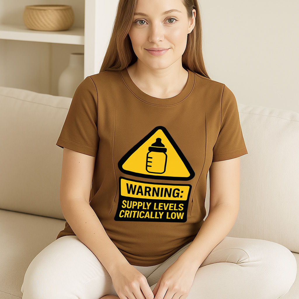 Breastfeeding T-Shirt with Zippers | Funny Mom Humor Sl | brand