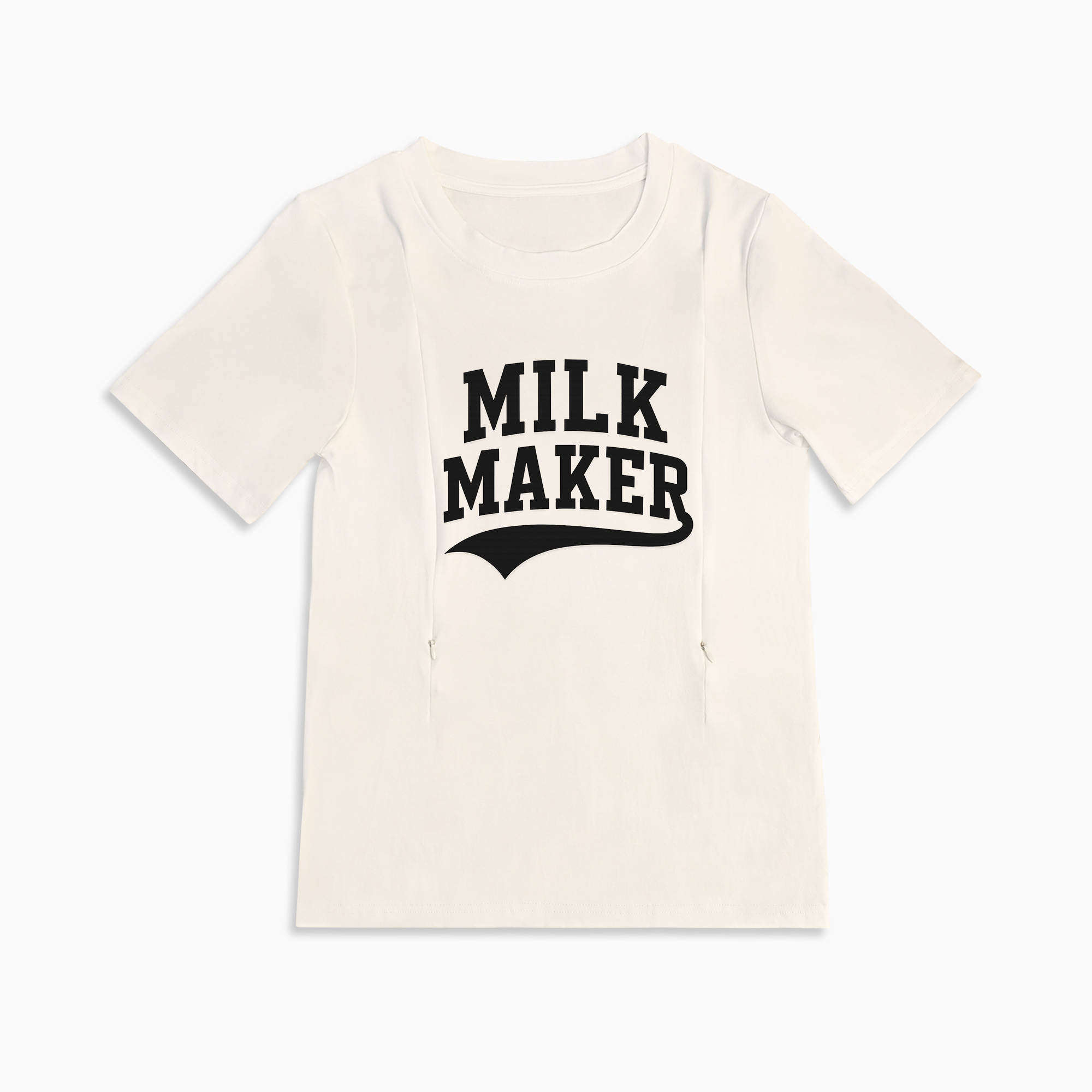 Soft Cotton Nursing Tee for Breastfeeding Moms Nursing Shirt