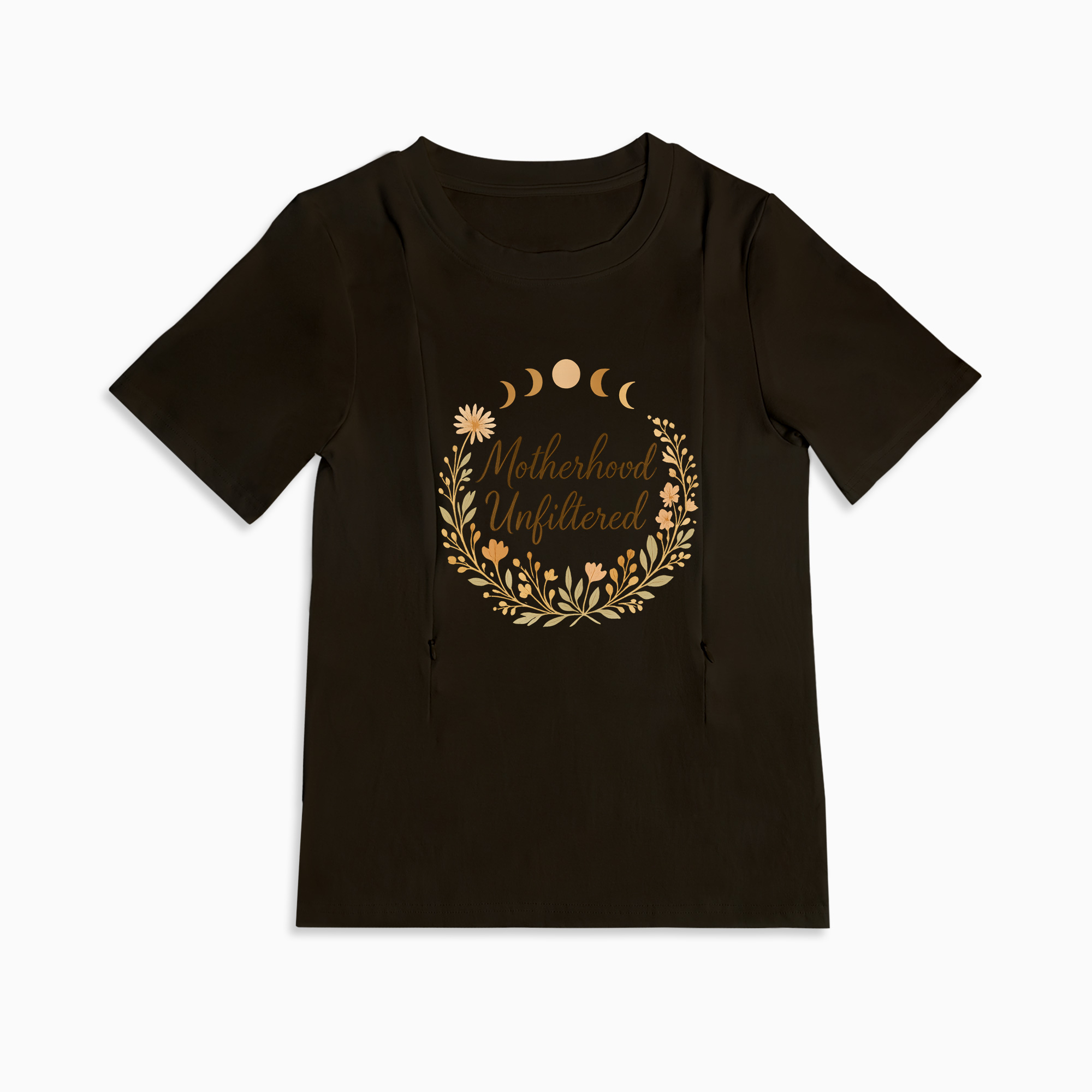 totkeeps Nursing T-Shirt | Motherhood Unfiltered | Easy Feed Zippers