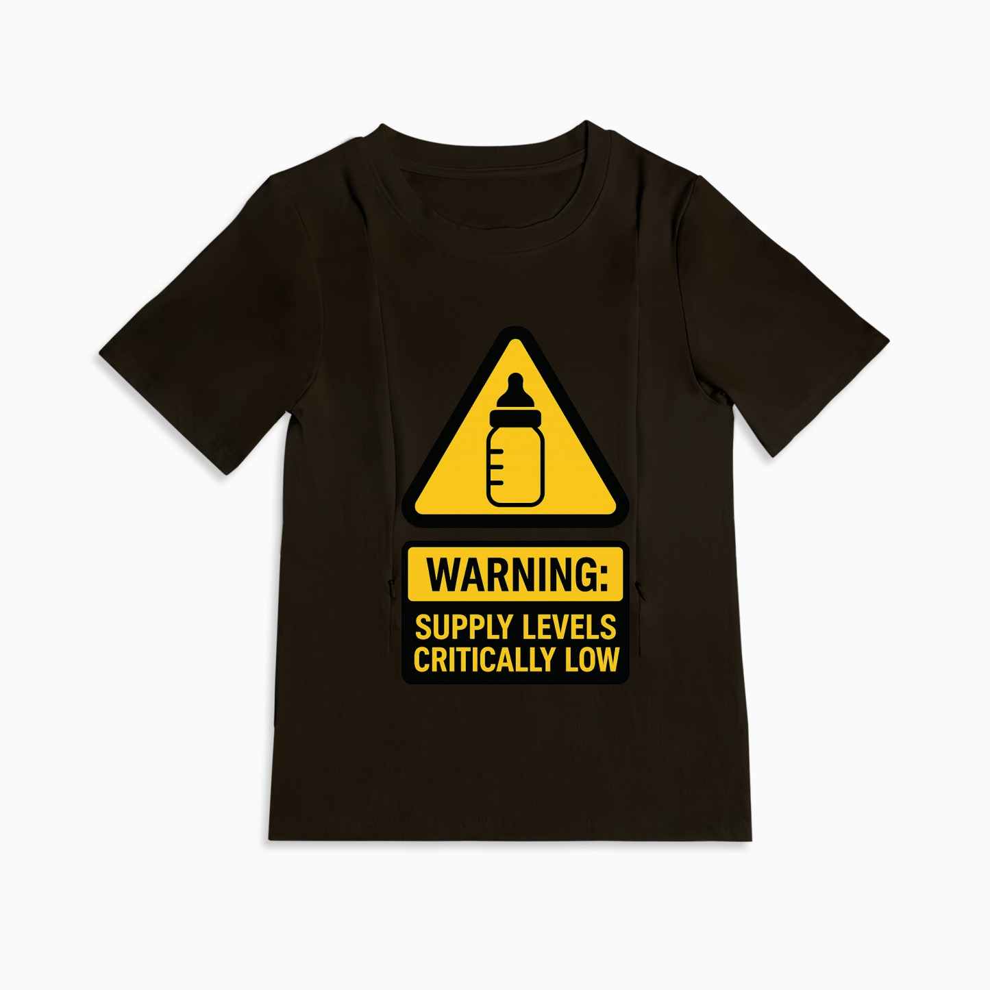 Breastfeeding T-Shirt with Zippers | Funny Mom Humor Sl | brand