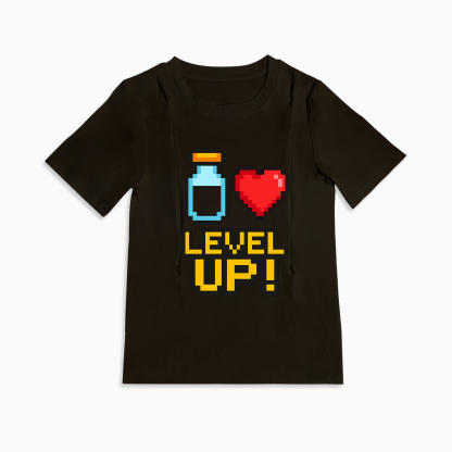 Easy Access Breastfeeding Shirt | "I Make Milk" Superpower Tee