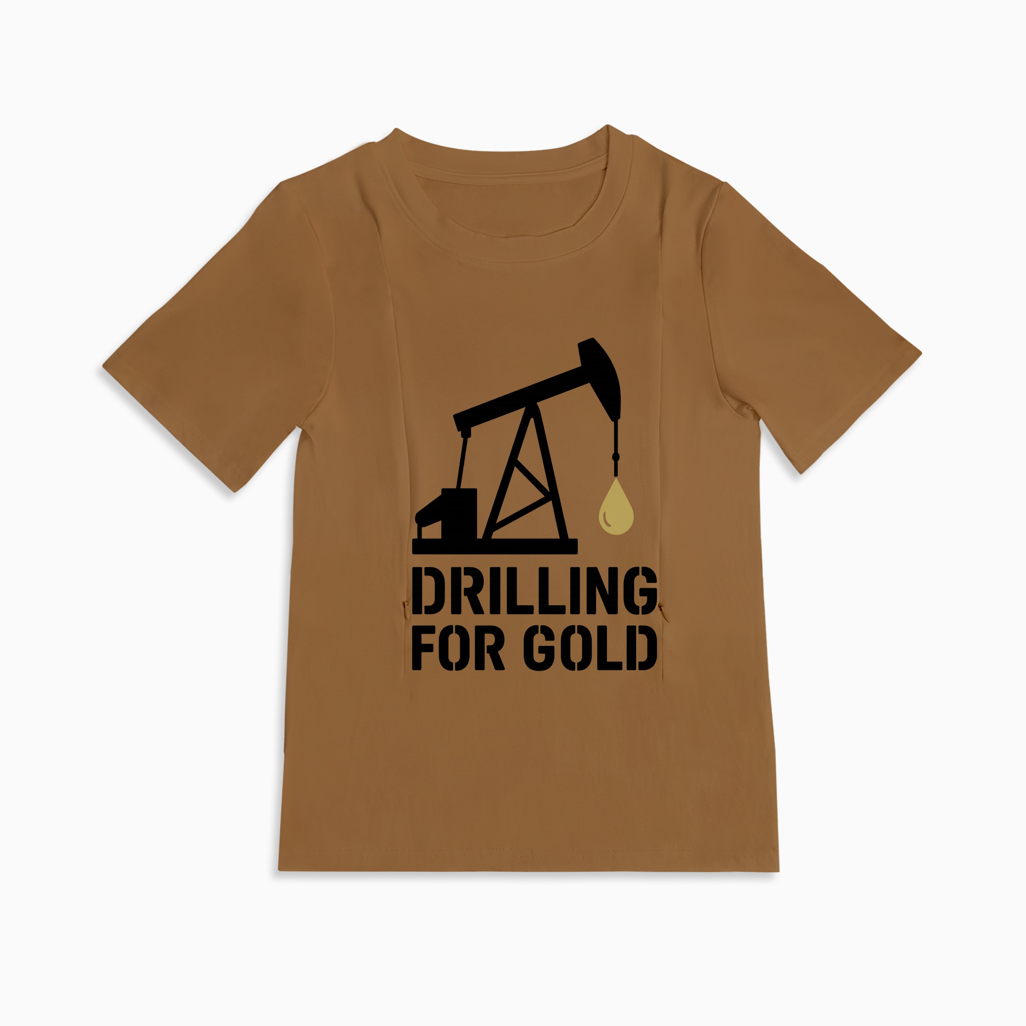 Nursing Graphic Tee - Liquid Gold Inside | Soft & Comfy Postpartum Top