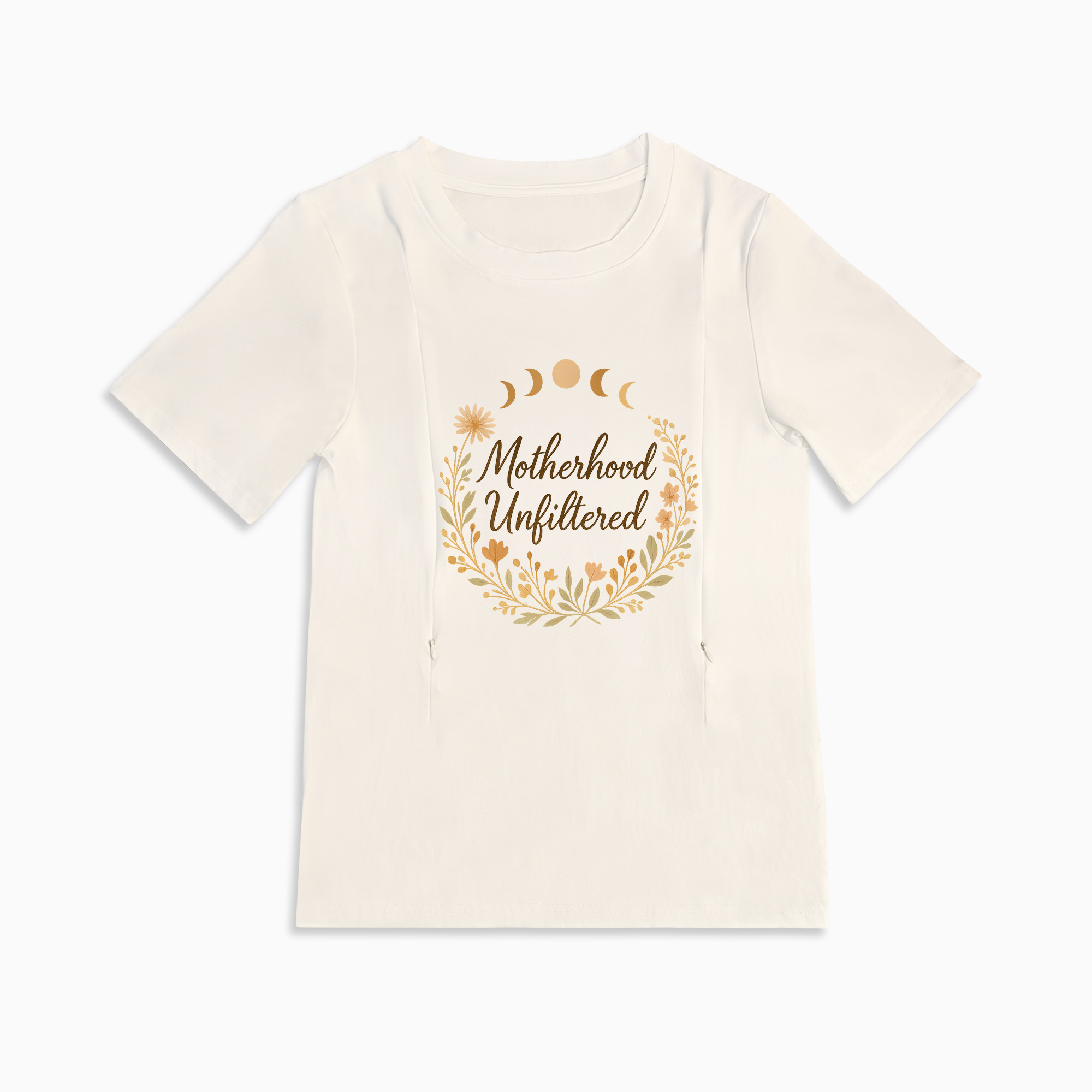 totkeeps Nursing T-Shirt | Motherhood Unfiltered | Easy Feed Zippers