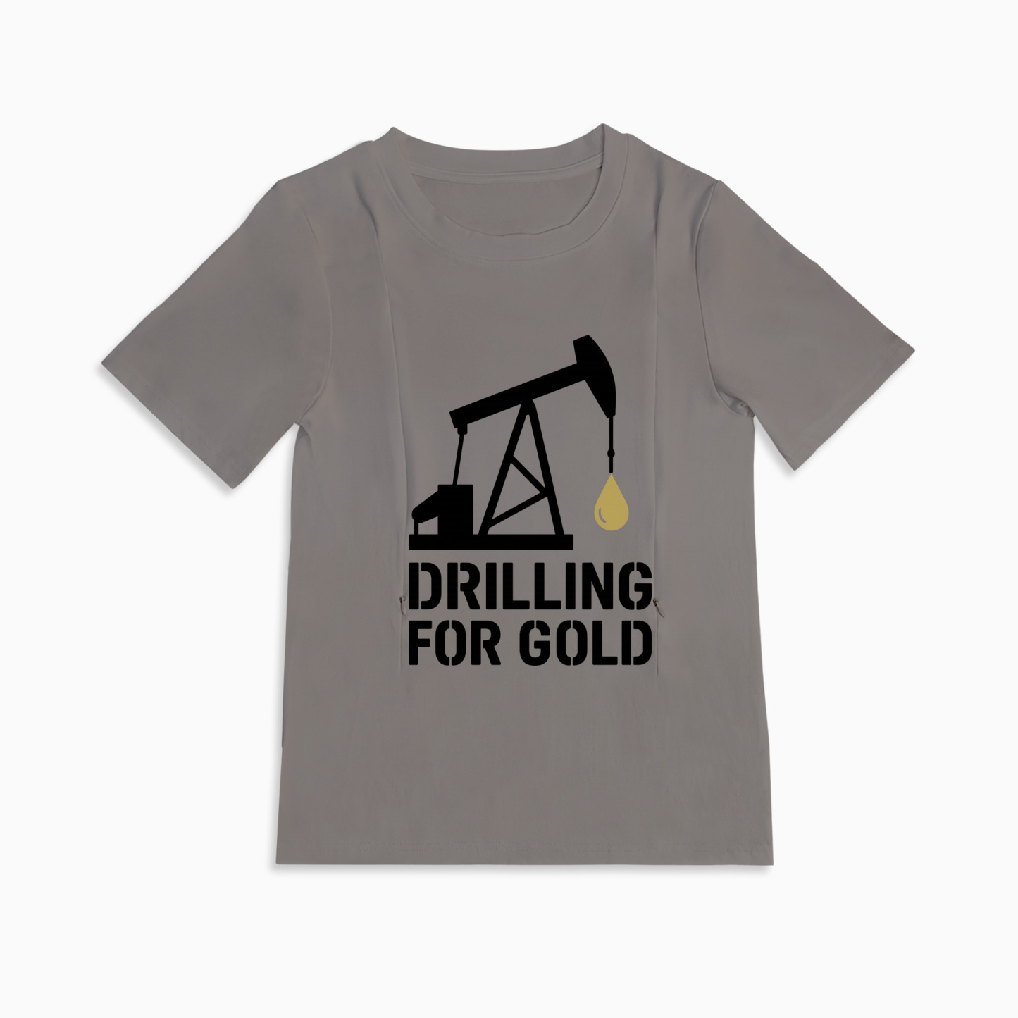Nursing Graphic Tee - Liquid Gold Inside | Soft & Comfy Postpartum Top