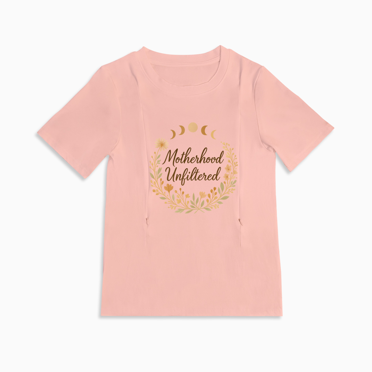 totkeeps Nursing T-Shirt | Motherhood Unfiltered | Easy Feed Zippers
