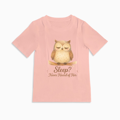 Breastfeeding T-Shirt with Zippers | Funny Mom Life Slogan | 95% Cotton