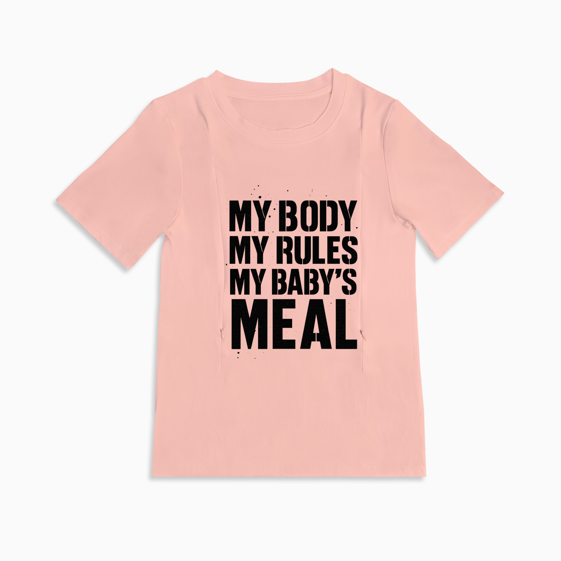 Totkeeps Nursing Tee | "Yes They're Real" | 95% Cotton Soft Fabric