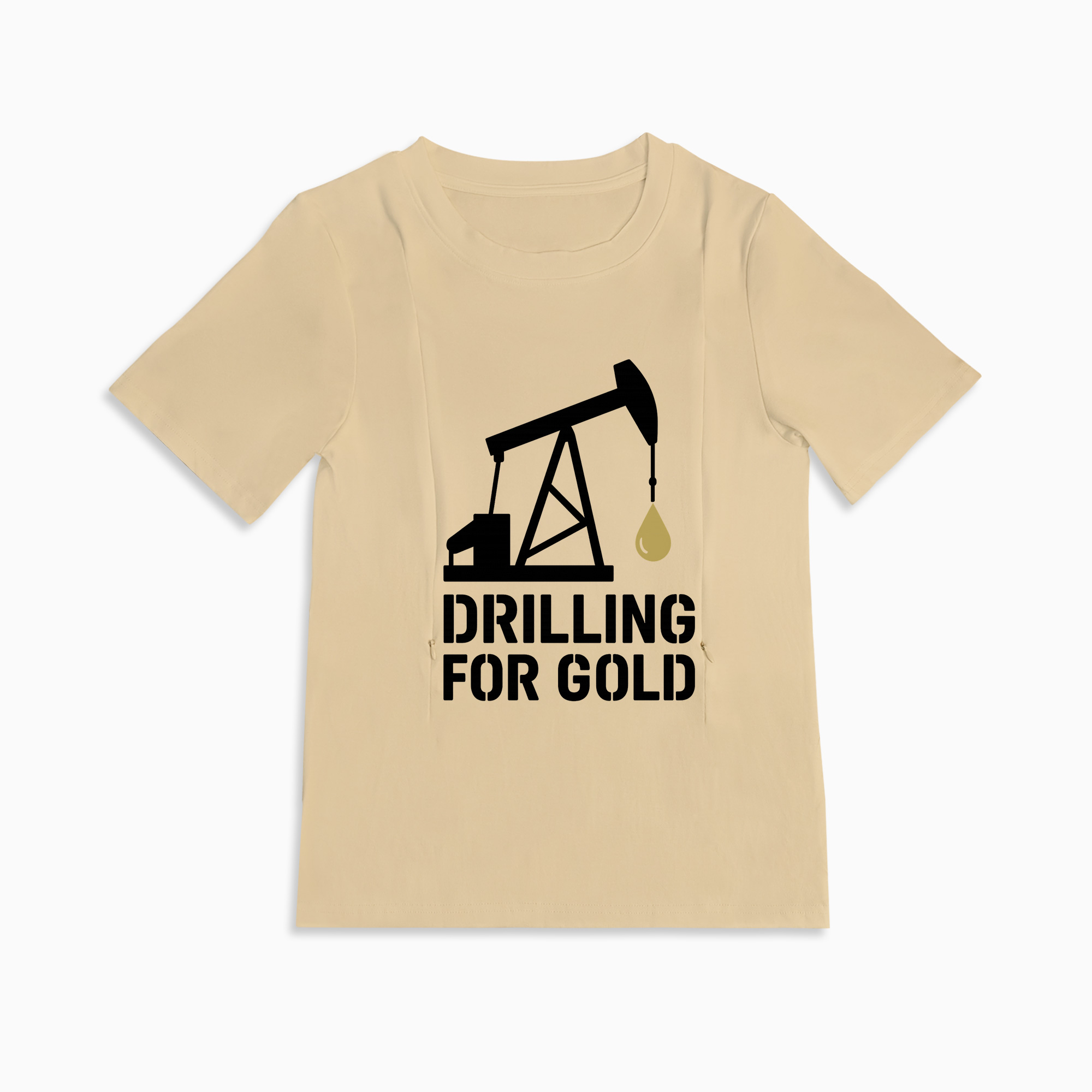 Nursing Graphic Tee - Liquid Gold Inside | Soft & Comfy Postpartum Top