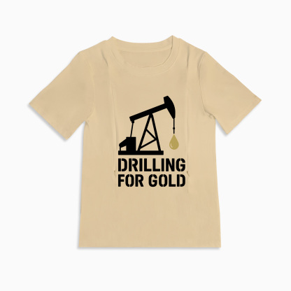Nursing Graphic Tee - Liquid Gold Inside | Soft & Comfy Postpartum Top
