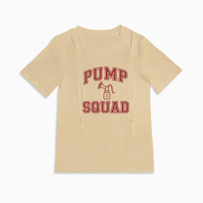 Easy Access Pumping Shirt | "Pump Like a Mother" Graphic Tee