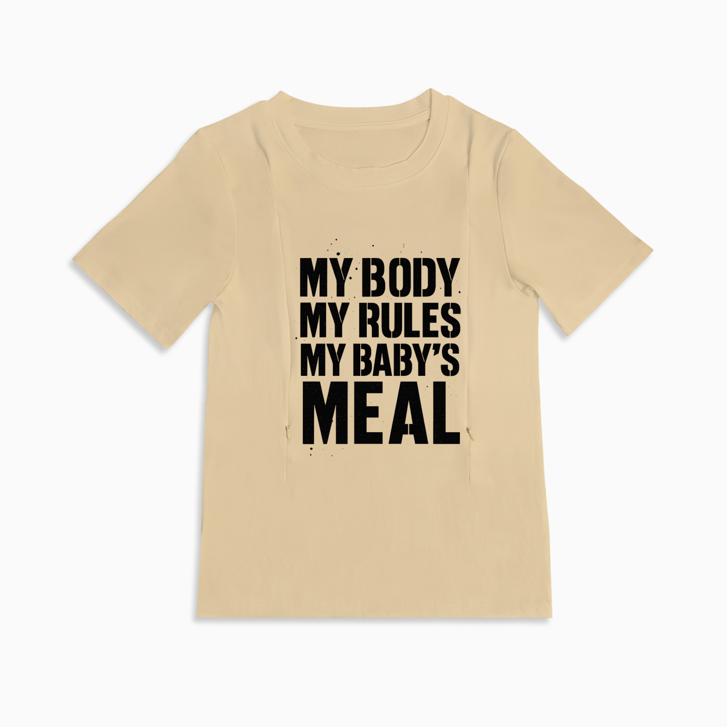 Totkeeps Nursing Tee | "Yes They're Real" | 95% Cotton Soft Fabric