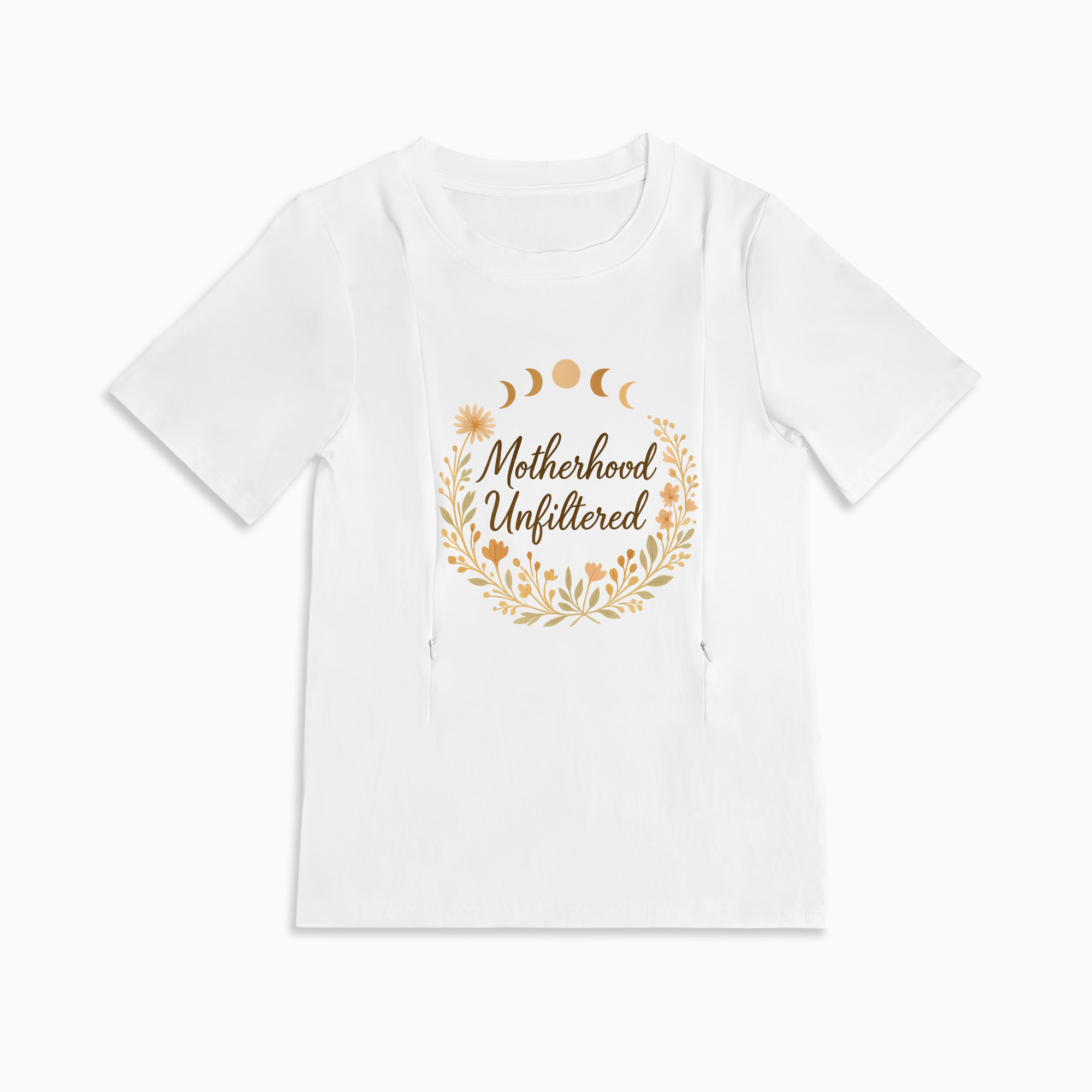 totkeeps Nursing T-Shirt | Motherhood Unfiltered | Easy Feed Zippers