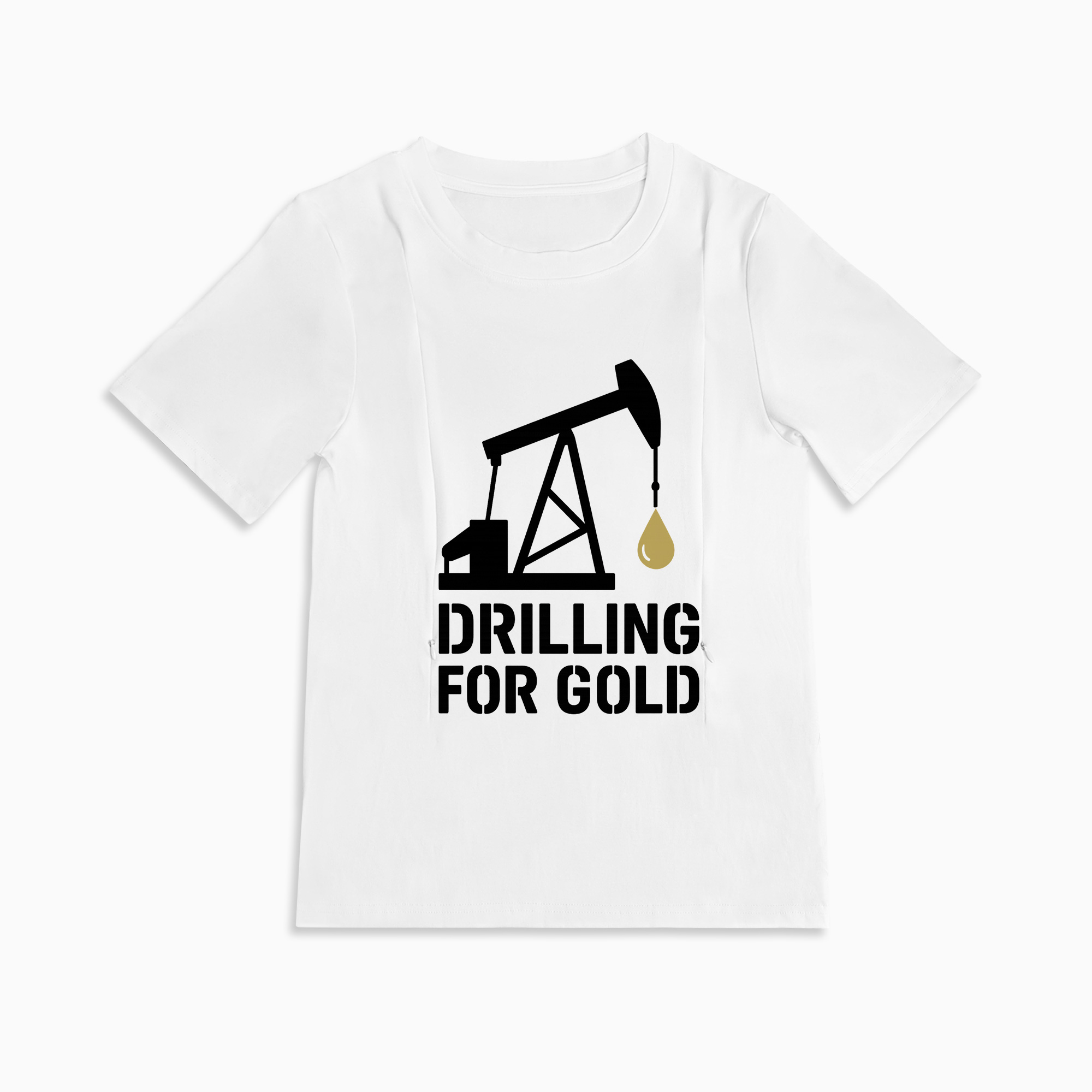 Nursing Graphic Tee - Liquid Gold Inside | Soft & Comfy Postpartum Top