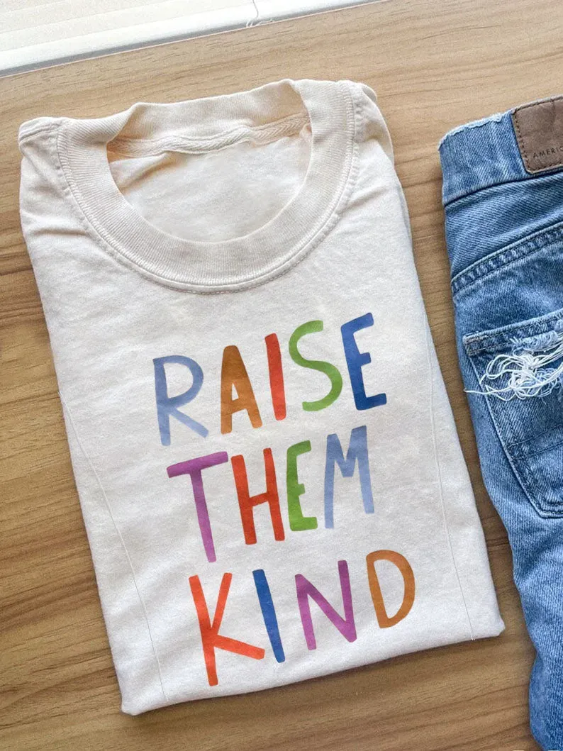 Mom Breastfeeding Nursing T-Shirt - RAISE THEM KIND