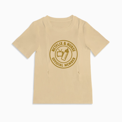 Breastfeeding Made Easy | Netflix and Nurse Zipper Access T-Shirt