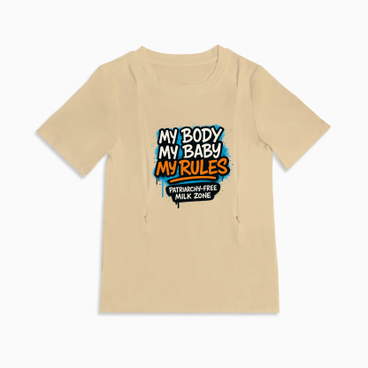 Easy Access Nursing Shirt | Patriarchy-Free Milk Zone | totkeeps Love