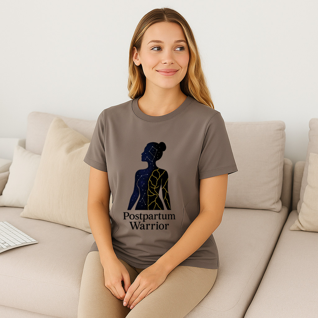 Nursing Wear for Strong Mamas | Postpartum Warrior T-Shirt