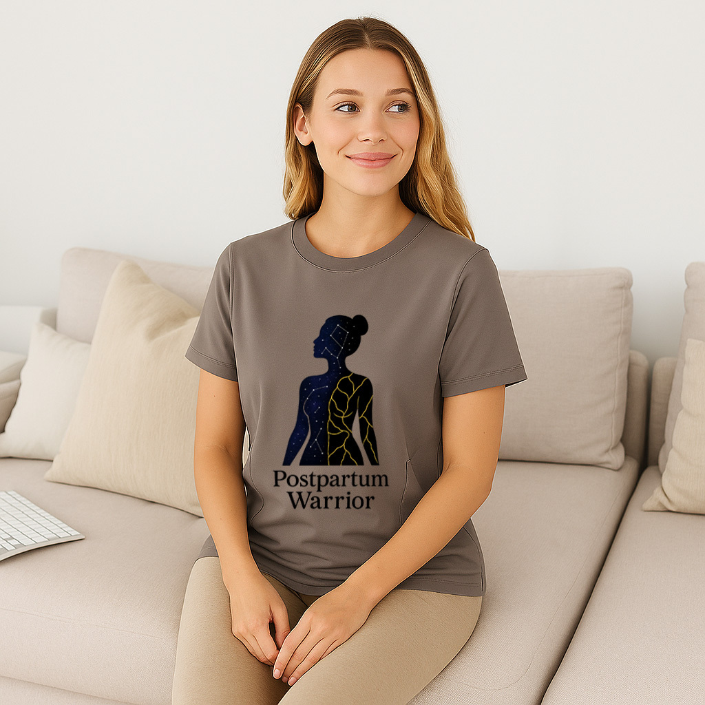 Nursing Wear for Strong Mamas | Postpartum Warrior T-Shirt