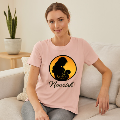 Discreet Breastfeeding Top with Side Zippers | Nourish  | brand