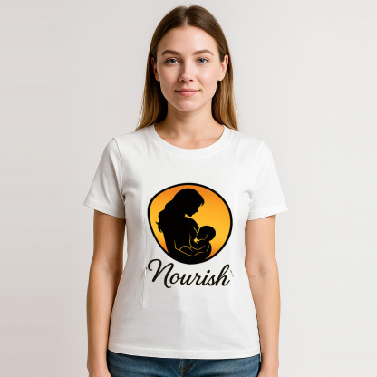 Discreet Breastfeeding Top with Side Zippers | Nourish  | brand