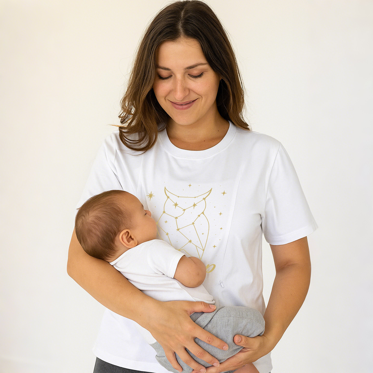 Cute & Funny Nursing Top | No Sleep Crew Tee | Easy Bre | brand