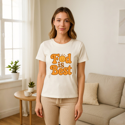 New Mom Gift: Fed Is Best Nursing Tee | Totkeeps