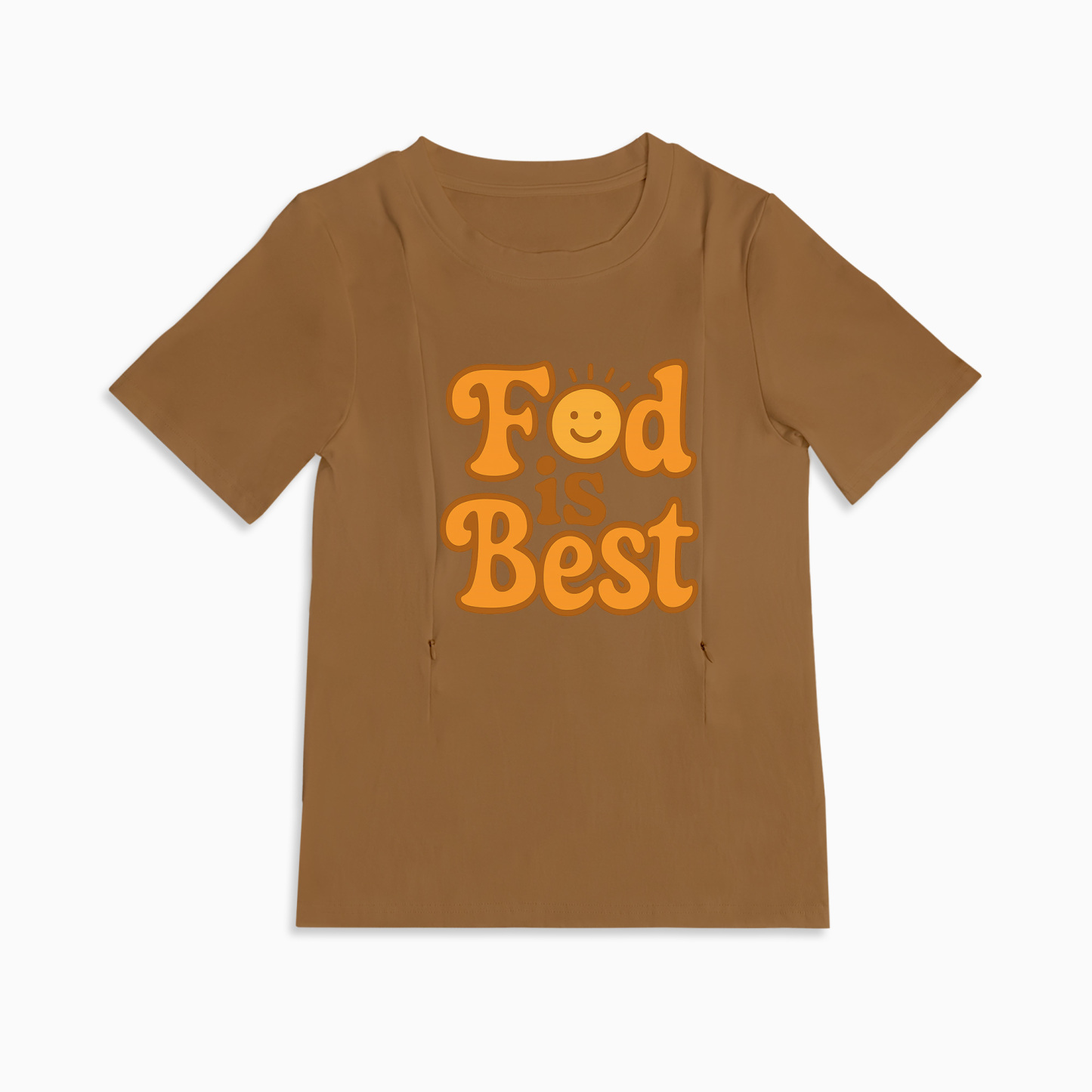 New Mom Gift: Fed Is Best Nursing Tee | Soft Cotton | Totkeeps