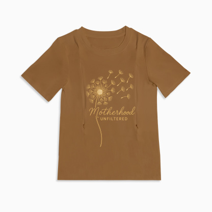 Relatable Mom T-Shirt with Nursing Zippers | Motherhood Unfiltered