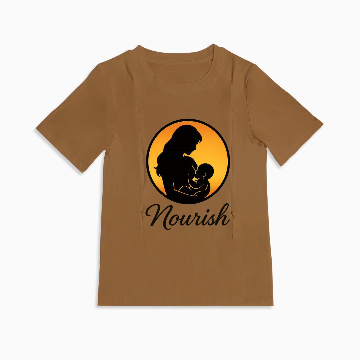 Discreet Breastfeeding Top with Side Zippers | Nourish by totkeeps