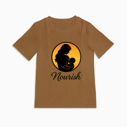 Discreet Breastfeeding Top with Side Zippers | Nourish by totkeeps