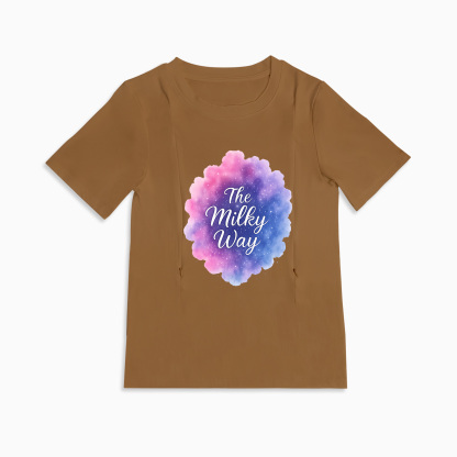 Celestial Nursing T-Shirt | "The Milky Way" | Totkeeps Mama & Baby