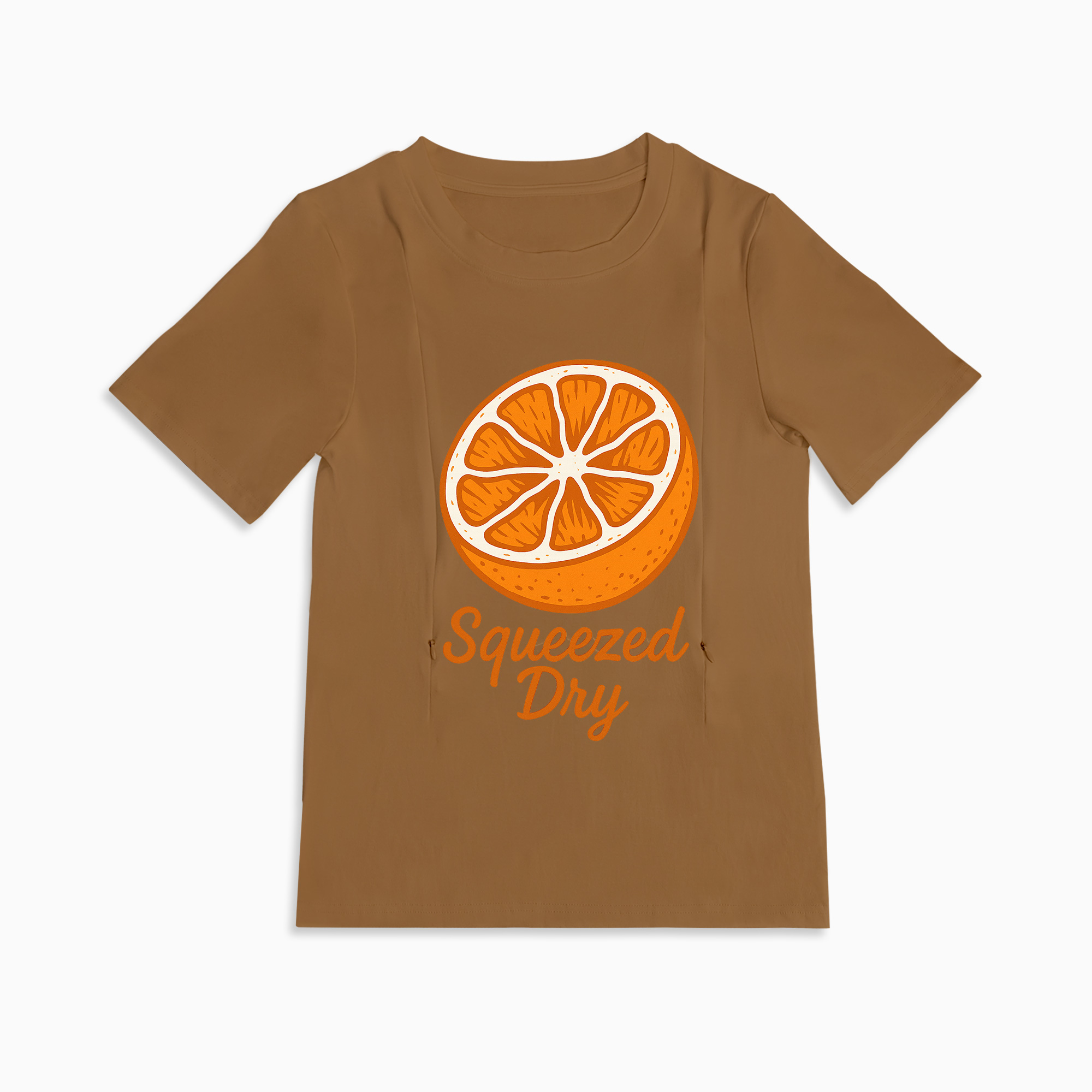 "Straight Outta Milk Supply" | Functional & Funny Zipper Nursing Shirt