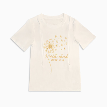 Relatable Mom T-Shirt with Nursing Zippers | Motherhood Unfiltered