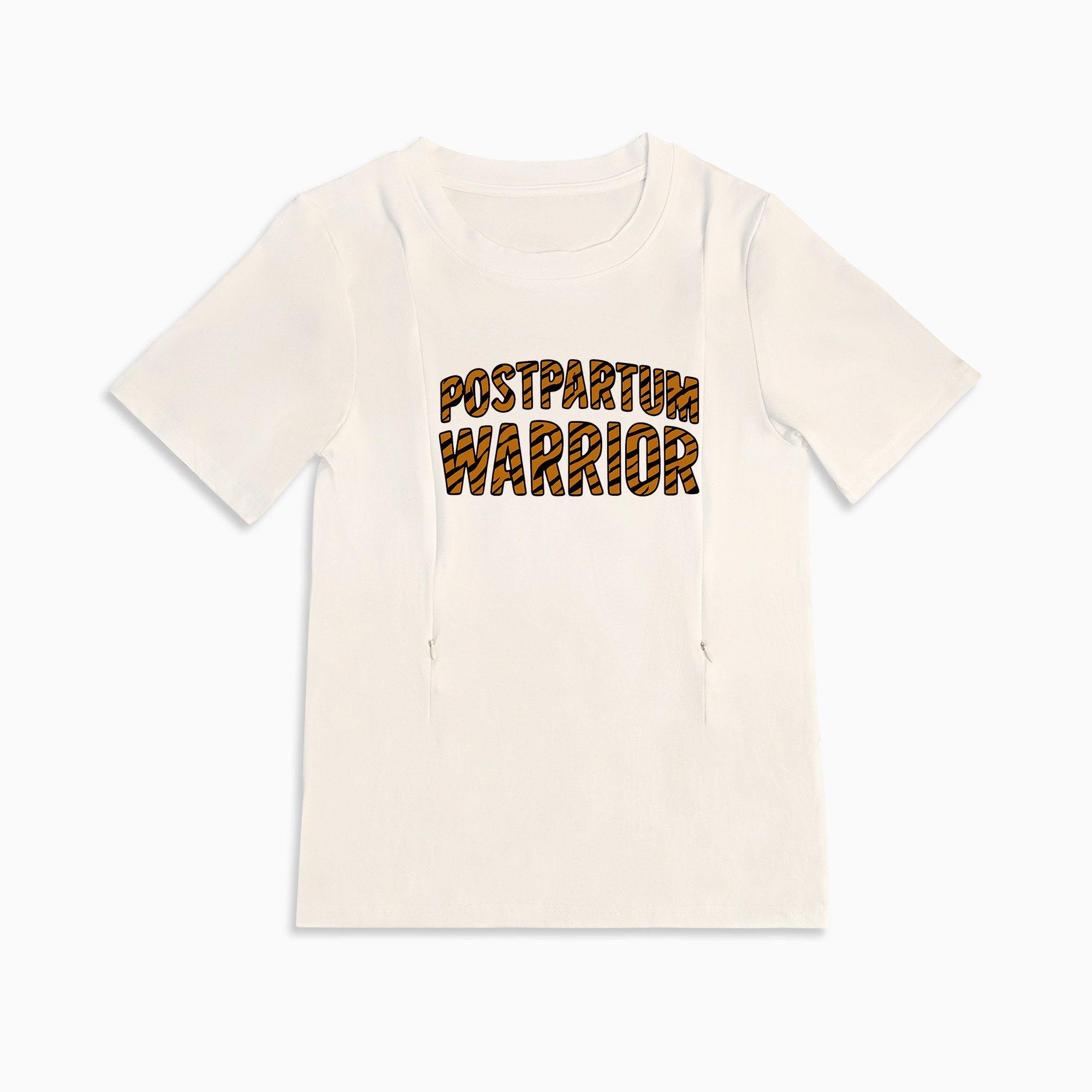 Empowering Mom T-Shirt with Nursing Zippers | Postpartum Warrior