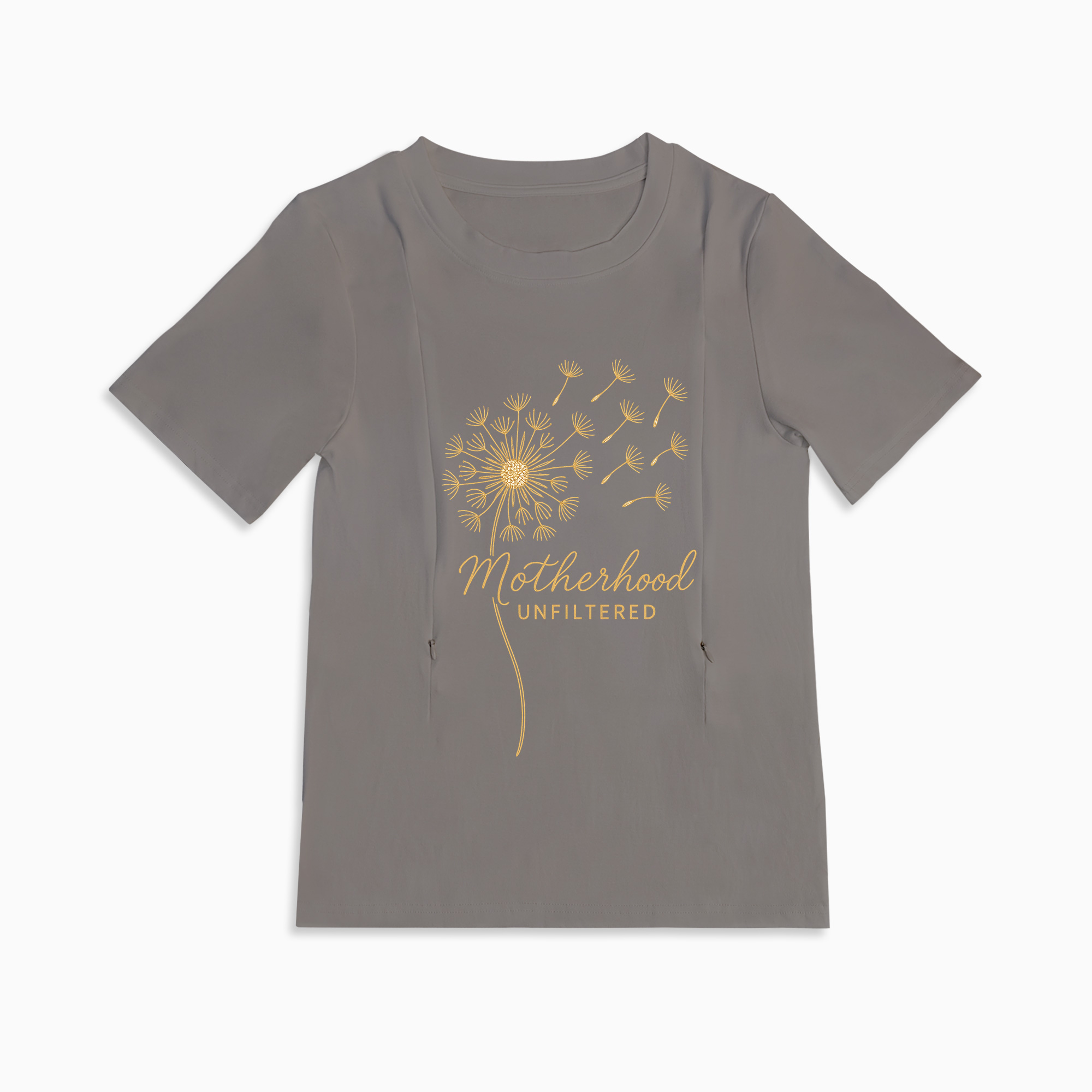Relatable Mom T-Shirt with Nursing Zippers | Motherhood Unfiltered