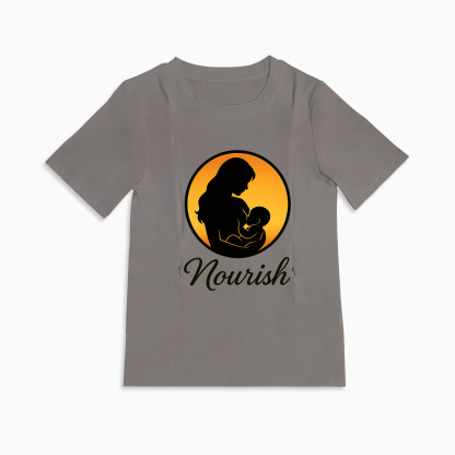 Discreet Breastfeeding Top with Side Zippers | Nourish by totkeeps