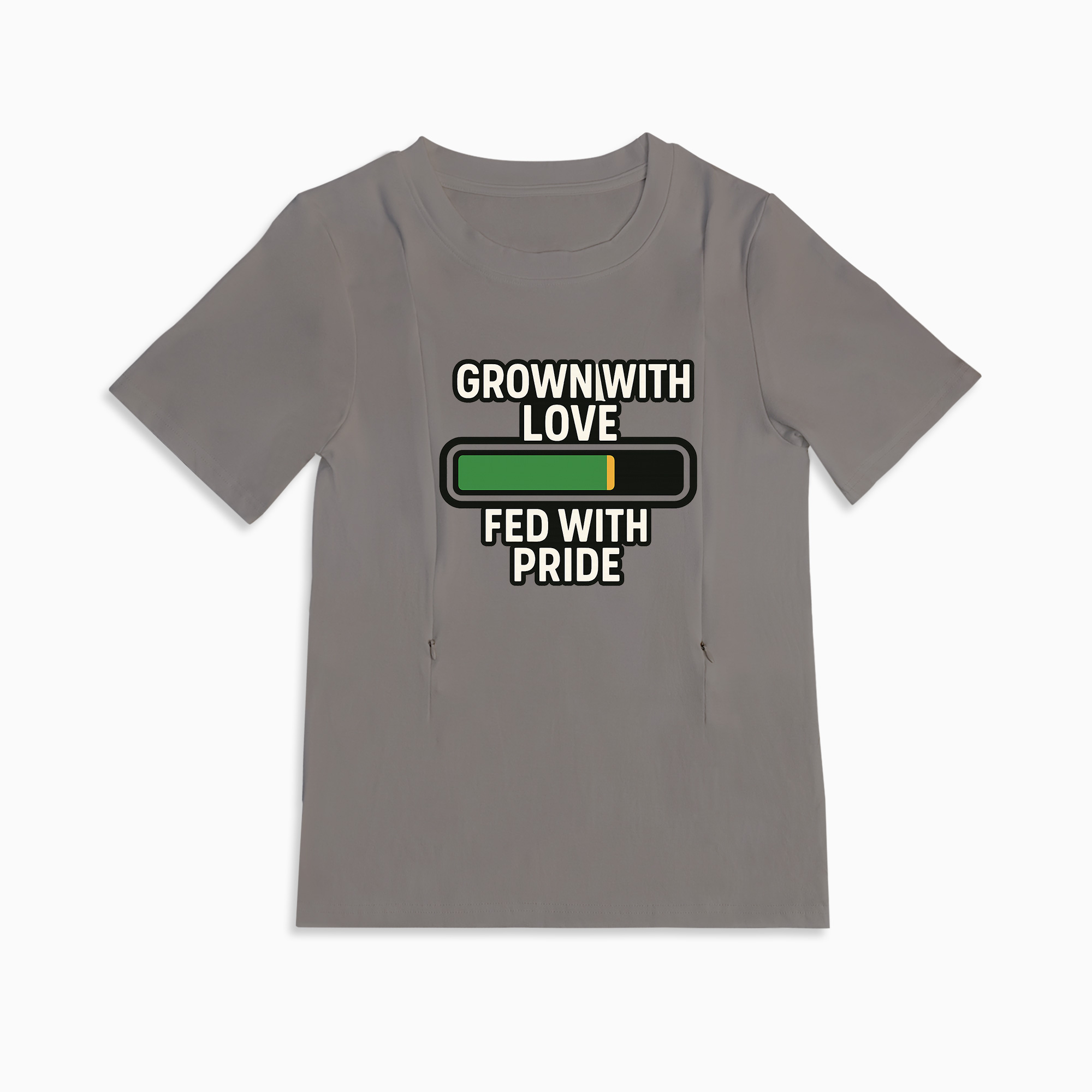 Postpartum Nursing Shirt | "Grown with Love" Slogan | Totkeeps