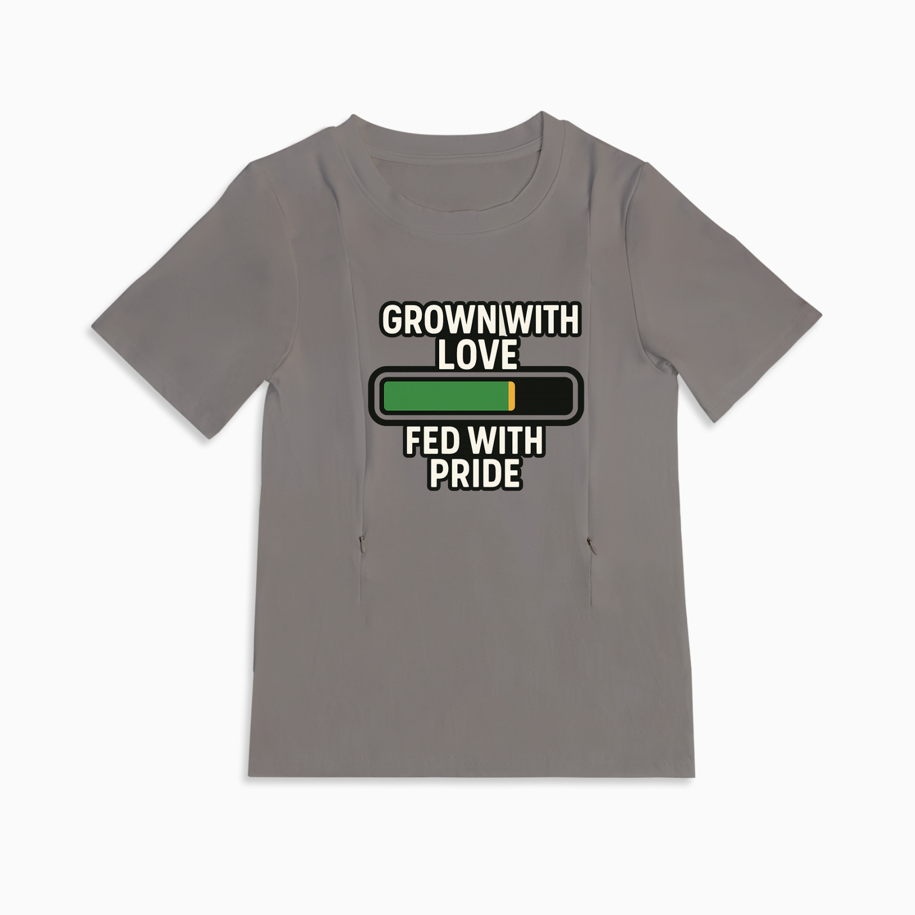 Postpartum Nursing Shirt | "Grown with Love" Slogan | Totkeeps
